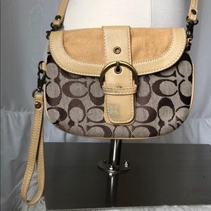 Coach crossbody bag and wristlet
